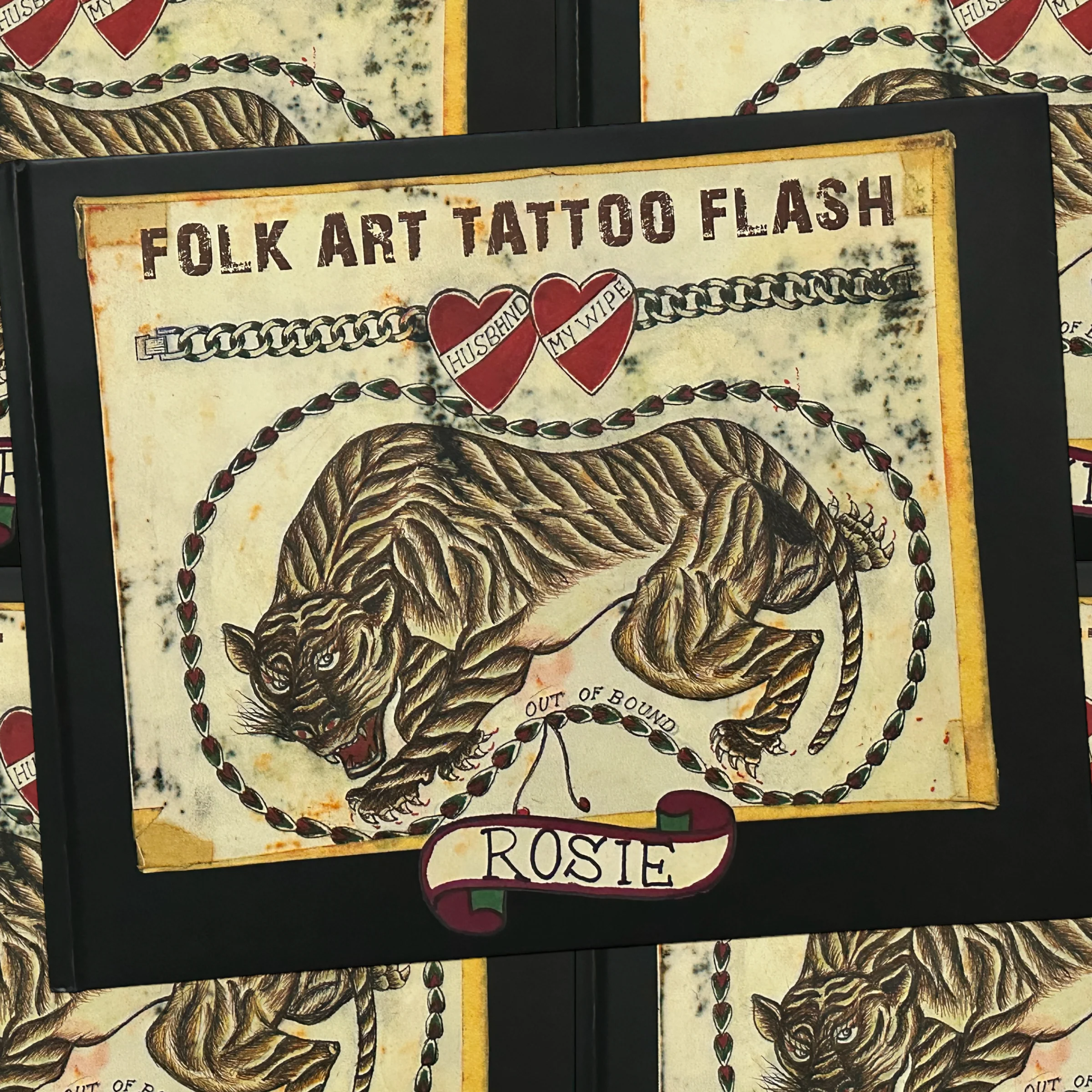 Rosie - Folk Art Tattoo Flash